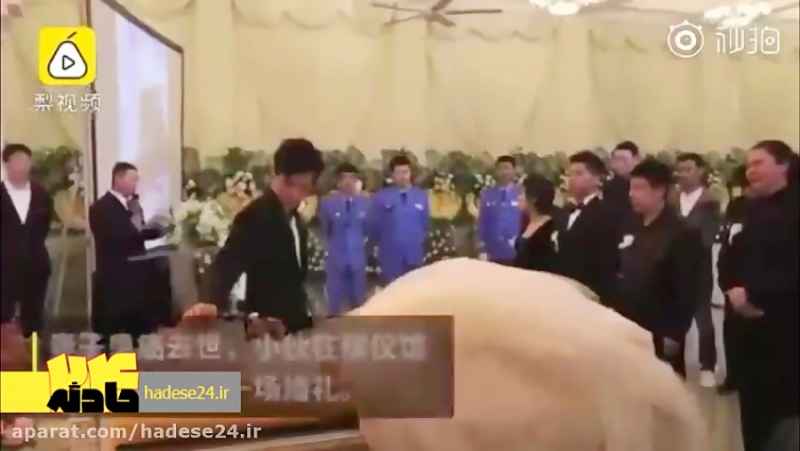 ازدواج عجیب مرد چینی با جسد نامزدش در روز خاکسپاری