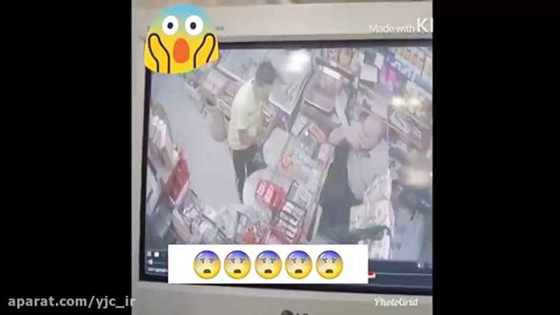 دزدی کیسه برنج از سوپر مارکت
