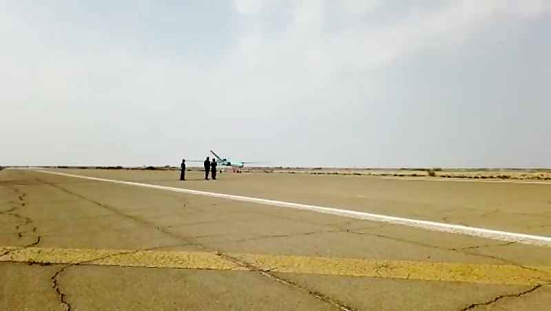 فیلم تسنیم از نخستین پرواز پهپاد سیمرغ