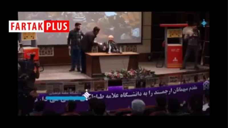 جنجال و درگیری فیزیکی در سخنرانی محمدباقر قالیباف در دانشگاه علامه طباطبایی