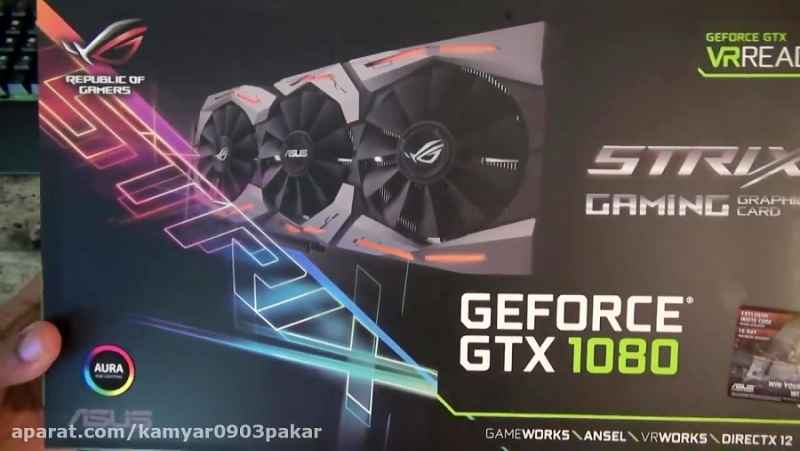 Asus Gtx 1080 Strix Graphics Card Unboxing, Install And First Boot ( 720 X 720 )