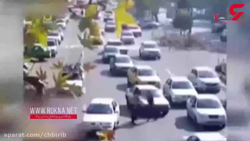 مبارزه یک مامور پلیس ایران با شرور قمه کش