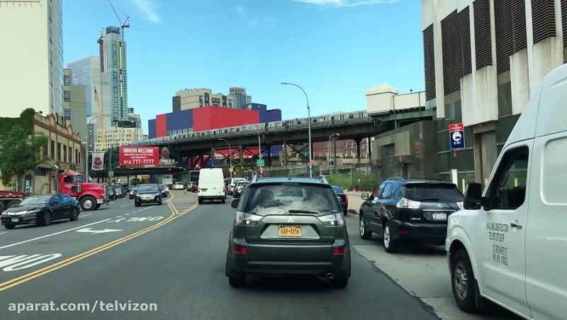 پانزده (15) دقیقه رانندگی در شهر لانگ آیلند آمریکا | (خیابان های جهان 117)