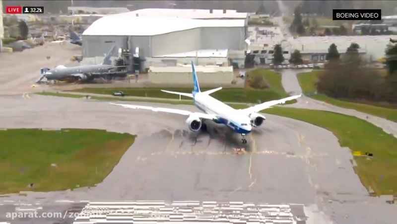 اولین پرواز 777X، هواپیمای غول پیکر و قدرتمند جدید بویینگ