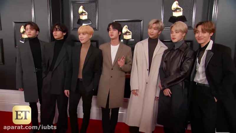 بی تی اس BTS فرش قرمز مراسم Grammy Awards 2020 / مراسم گرمی