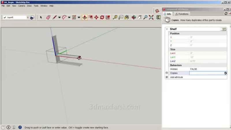 Download Creating Dynamic Components in SketchUp | Pluralsight