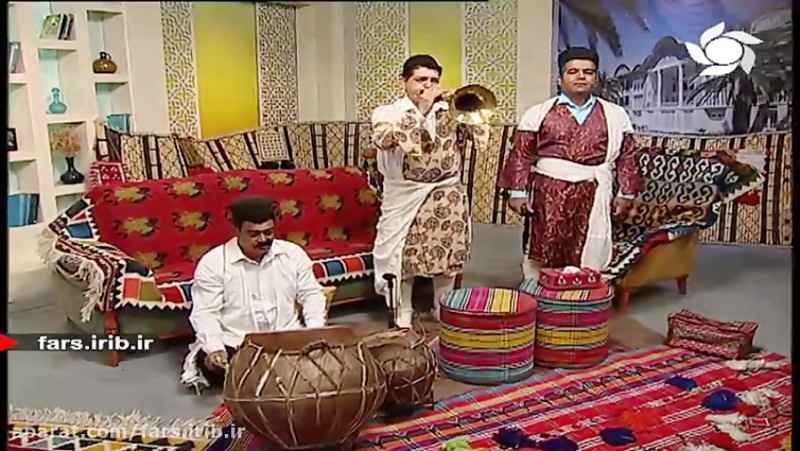 اجرای زنده و بسیار زیبای موسیقی اصیل لری در تلویزیون شبکه فارس - شیراز