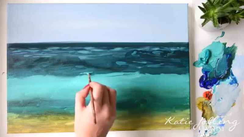 آموزش نقاشی | Acrylic Techniques