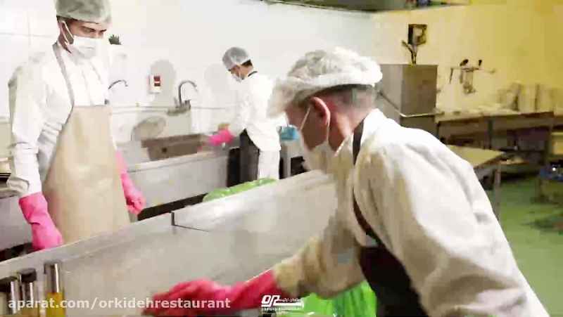 تدابیر رستوران ارکیده مهستان برای نظافت رستوران در دوران کرونا