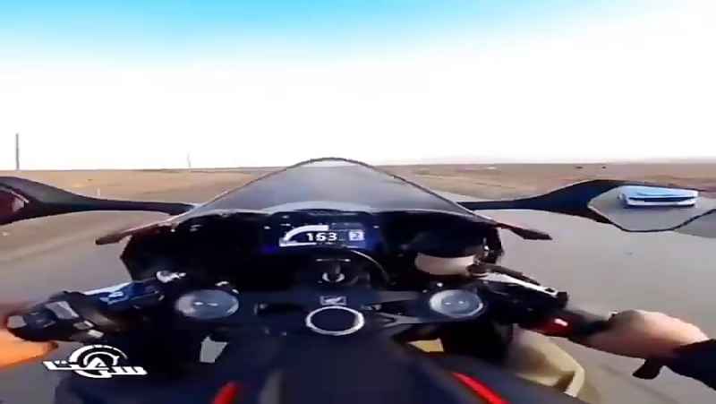 سرعت عجیب موتور در ایران!/تک چرخ با سرعت 200کیلومتری