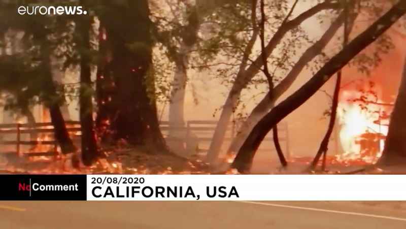 تصاویری از آتش سوزی های پراکنده و مهیب ایالت کالیفرنیا