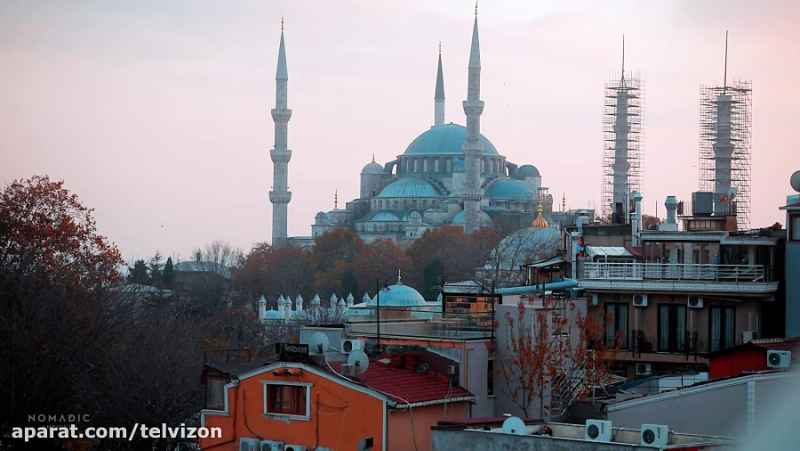 تایم لپس دو ساعته از طلوع آفتاب در استانبول ترکیه | (صدای محیط | قسمت 73)