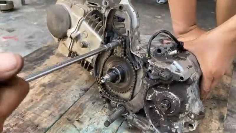 آموزش تعمیر موتورسیکلت 110cc