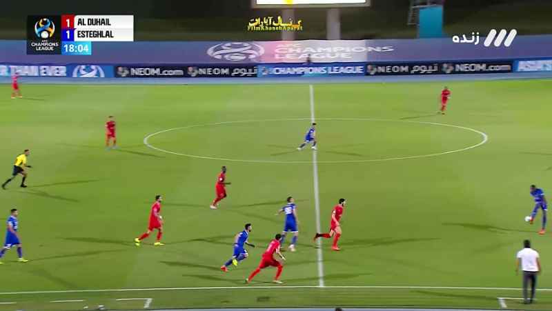 مسابقه کامل فوتبال - استقلال و الدحیل قطر - 1 اردیبهشت 1400
