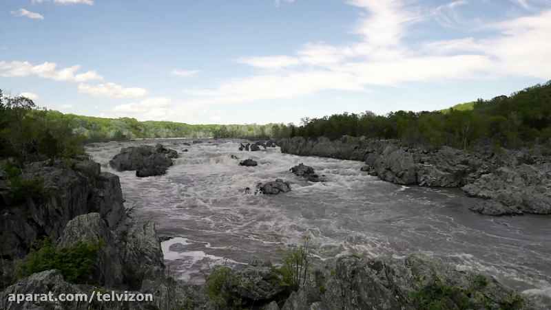 یک ساعت ویدیو از رود خروشان در ویرجینیا آمریکا | (صدای محیط | قسمت 41)
