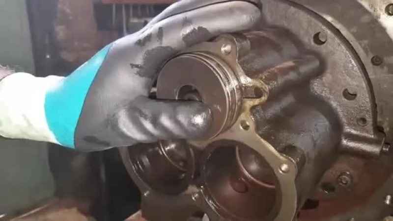 تعمیر کمپرسور اسکرو همبل قسمت 1 screw compressor repair